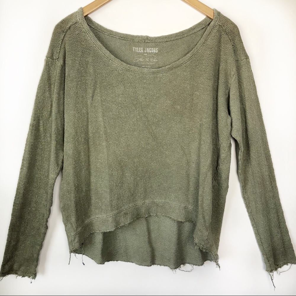 Tyler Jacobs Feel The Piece oversized knit top